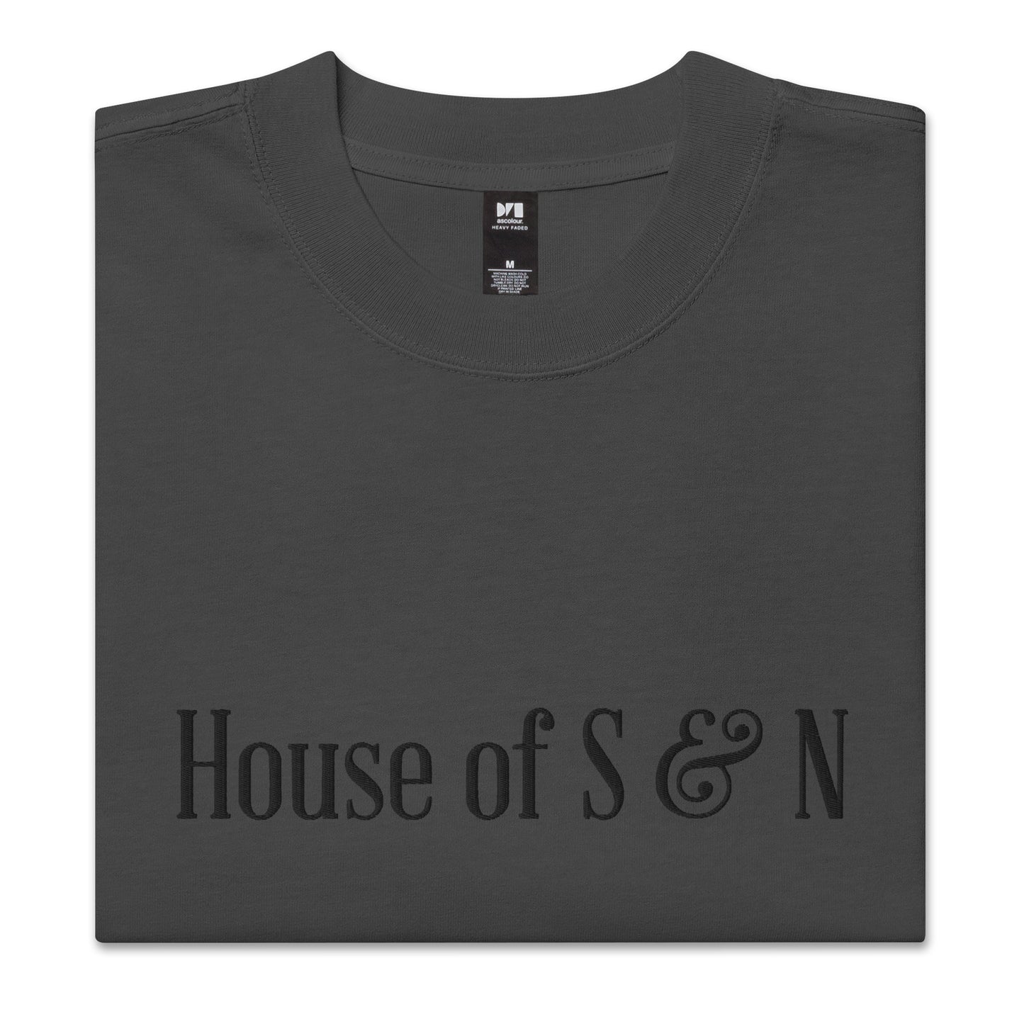 Oversized faded t-shirt - House of S & N