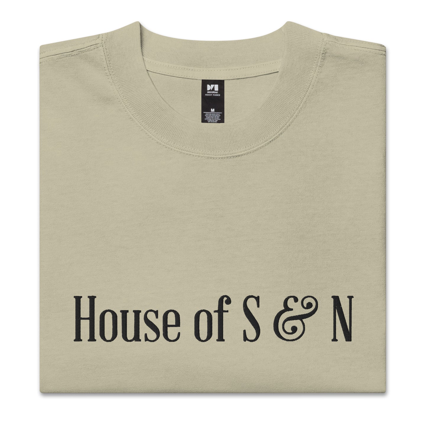 Oversized faded t-shirt - House of S & N
