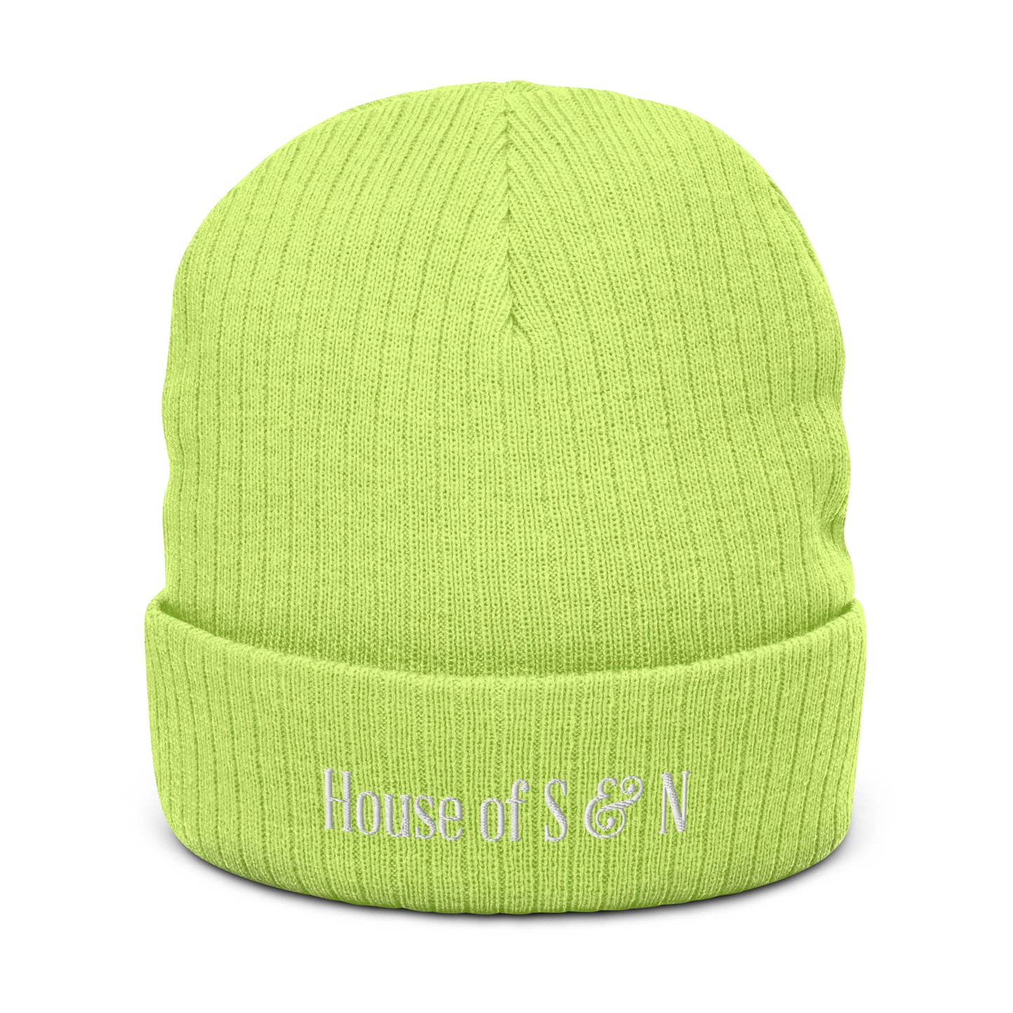 Ribbed knit beanie - House of S & N
