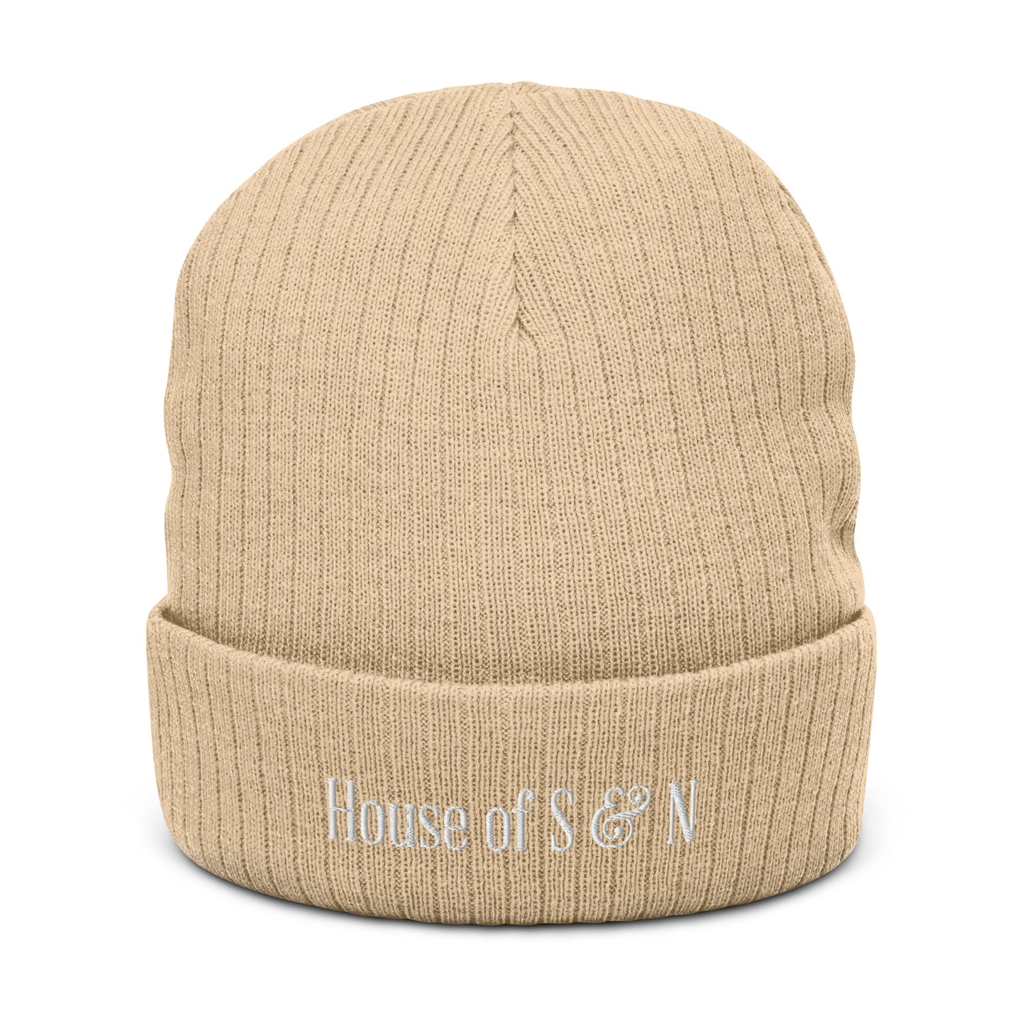 Ribbed knit beanie - House of S & N