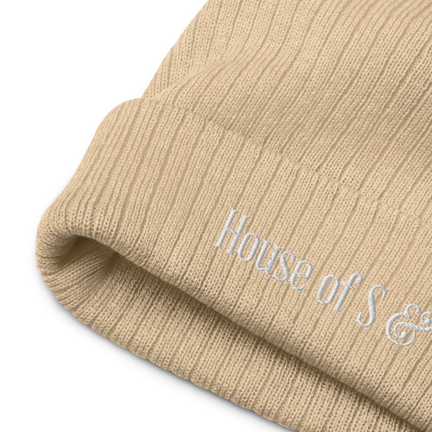 Ribbed knit beanie - House of S & N