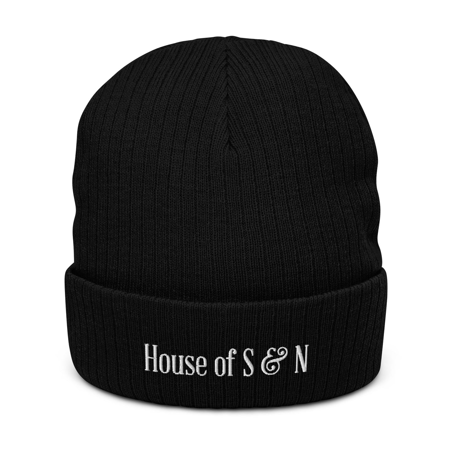 Ribbed knit beanie - House of S & N