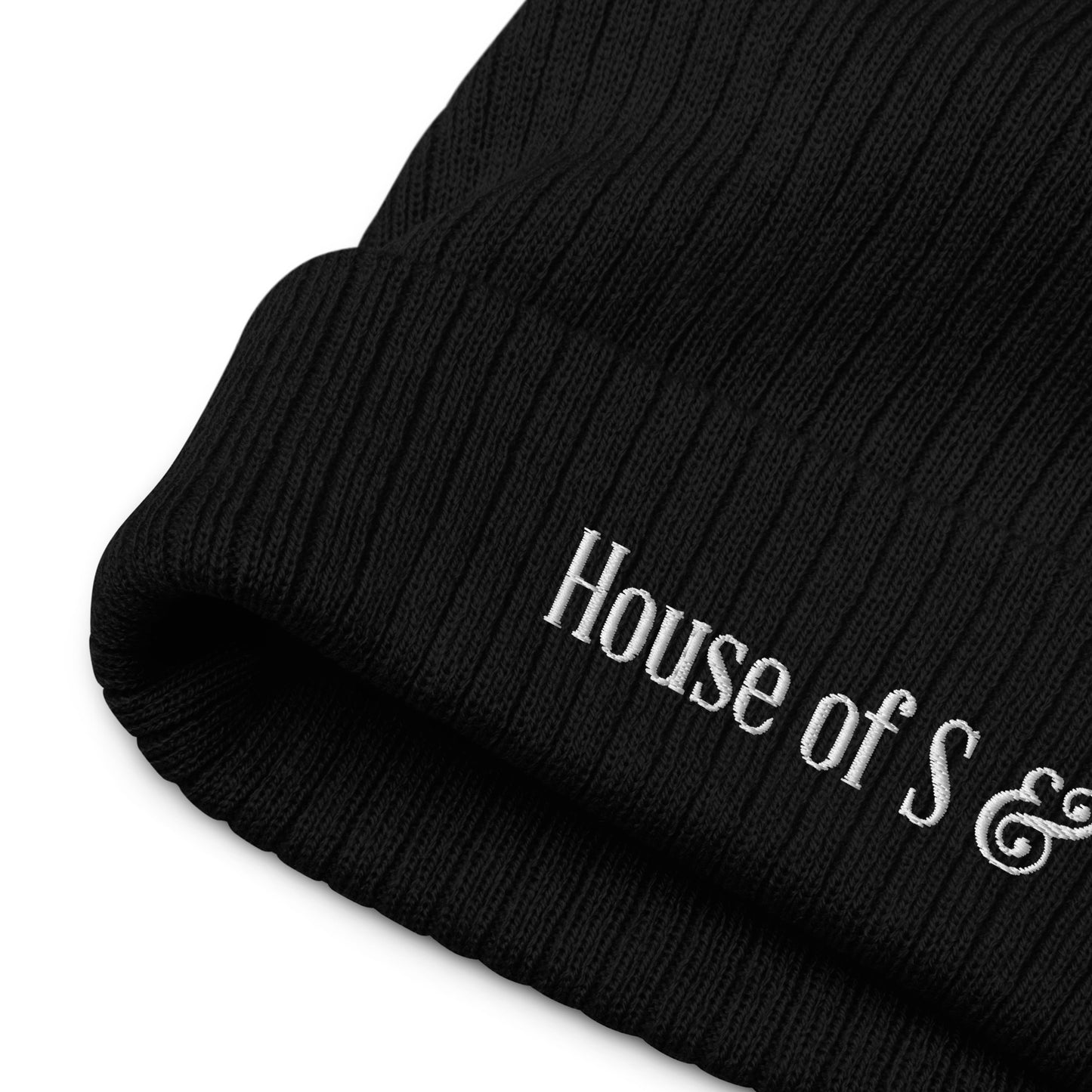 Ribbed knit beanie - House of S & N