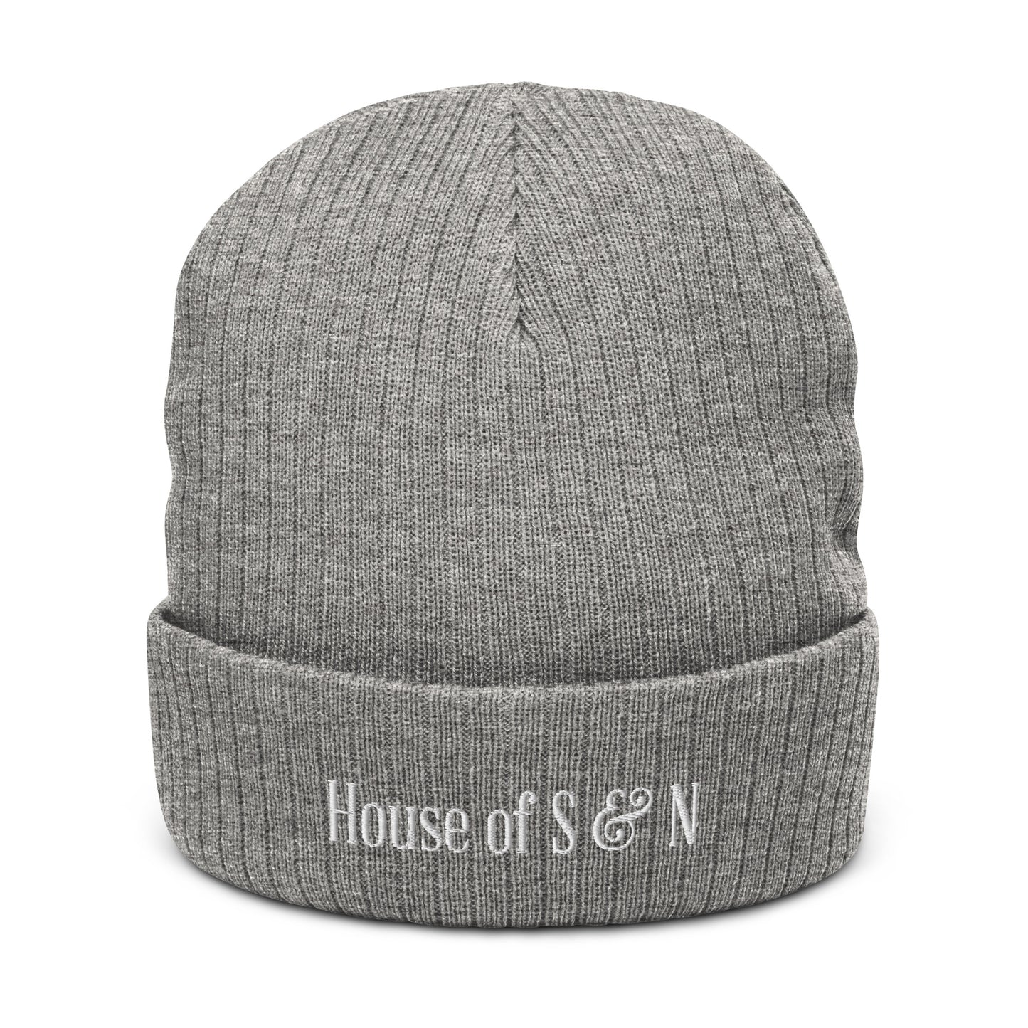 Ribbed knit beanie - House of S & N