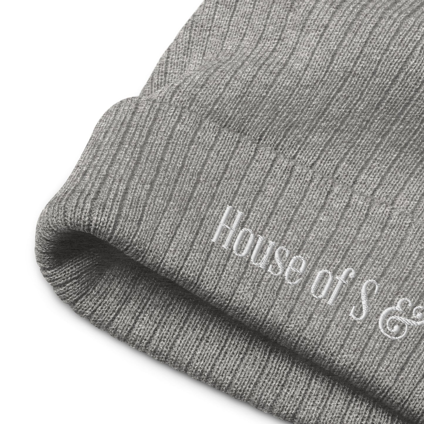 Ribbed knit beanie - House of S & N
