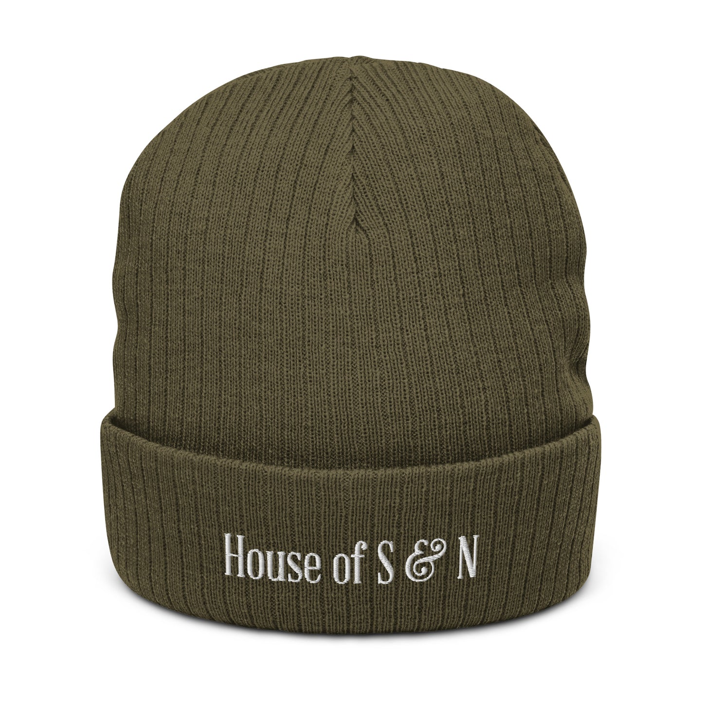 Ribbed knit beanie - House of S & N