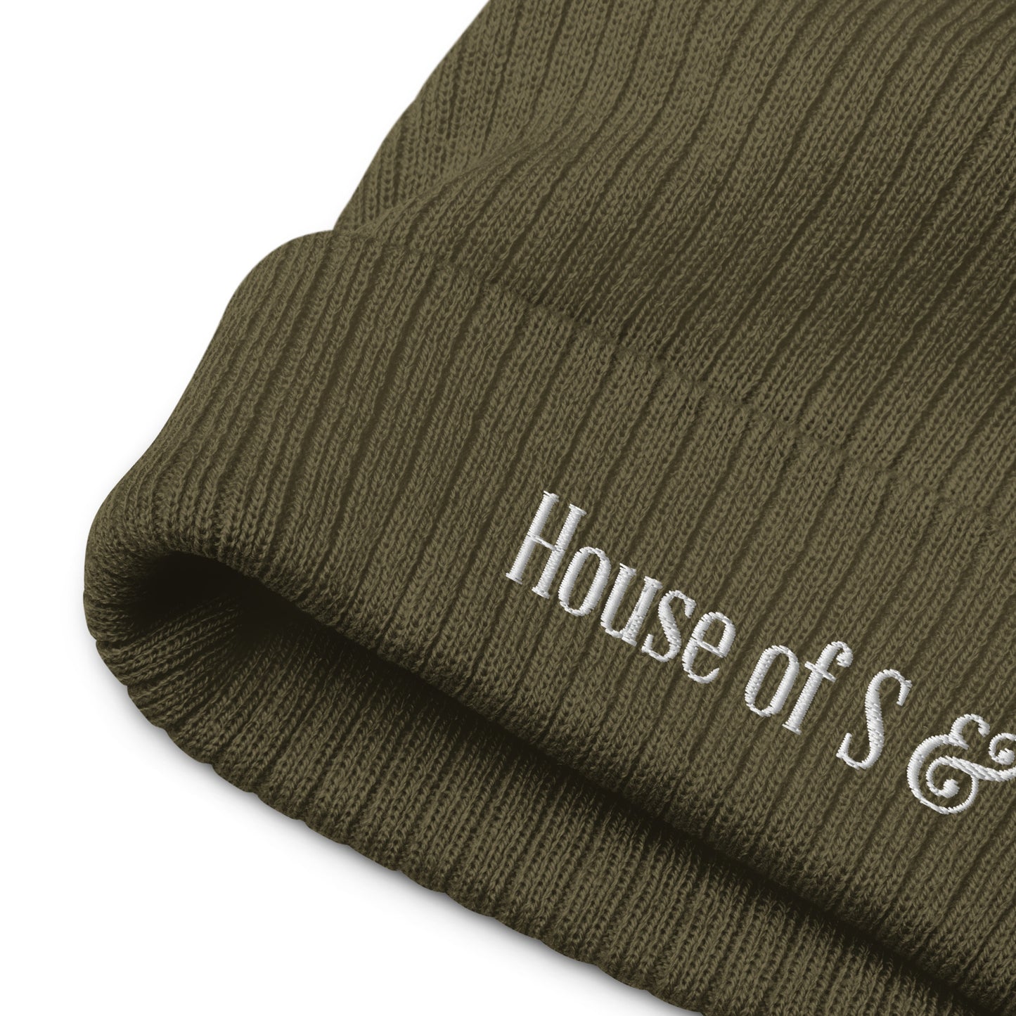 Ribbed knit beanie - House of S & N
