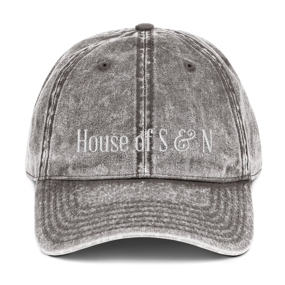 Vintage Cotton Twill Cap - House of S & N