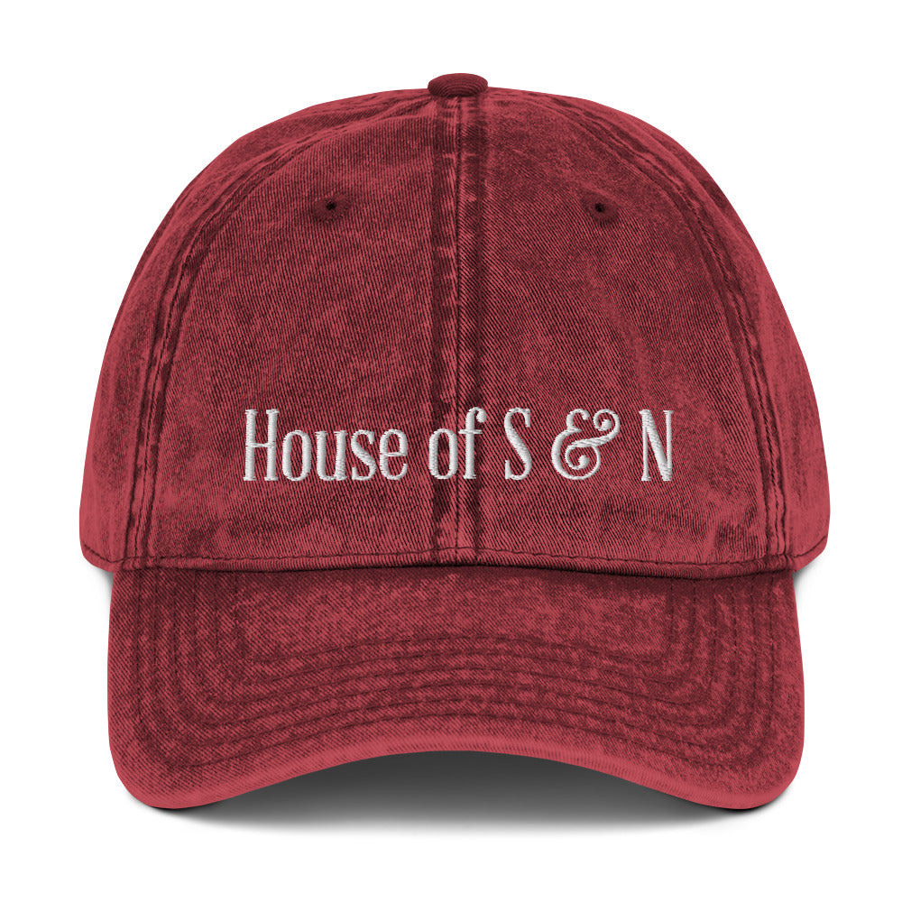 Vintage Cotton Twill Cap - House of S & N