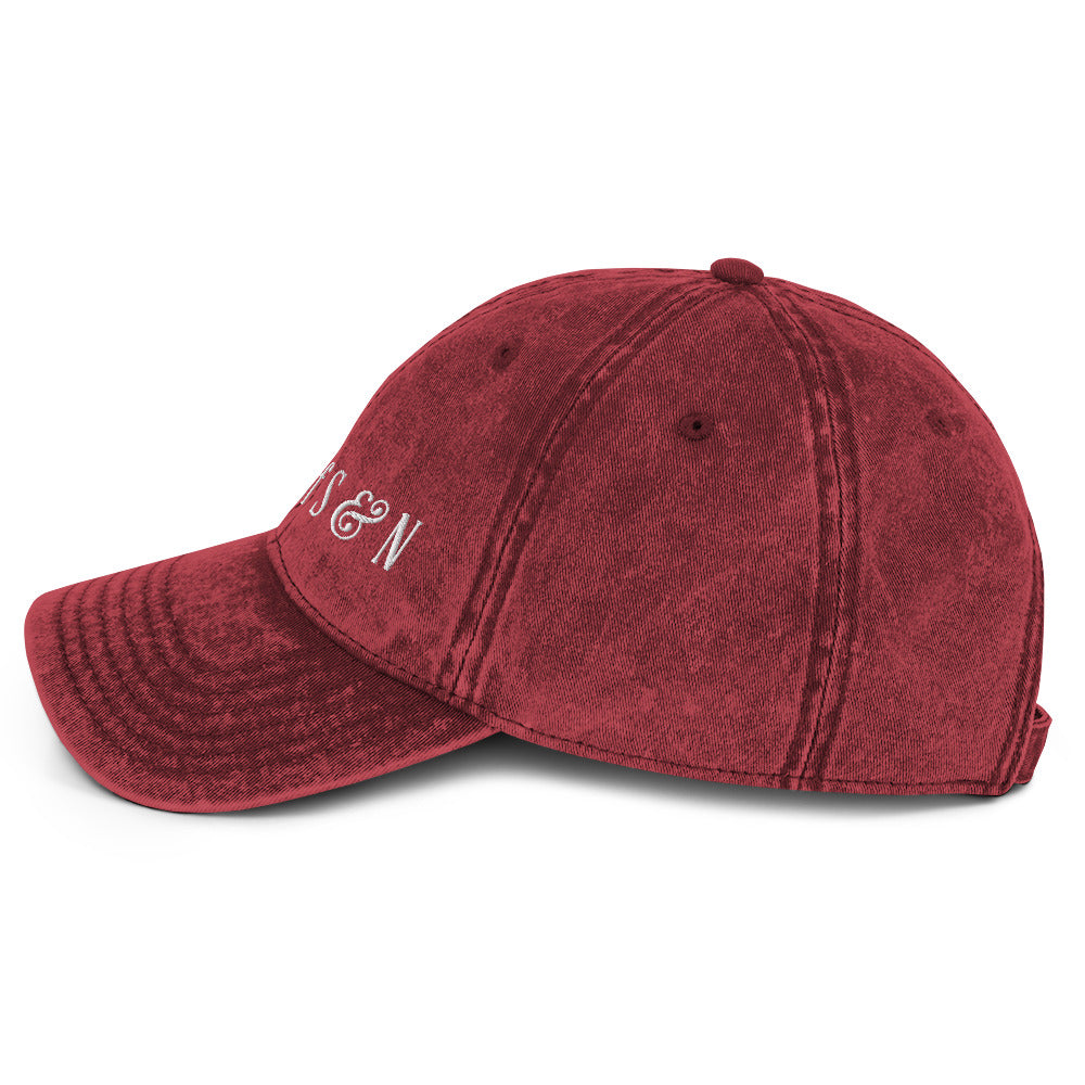 Vintage Cotton Twill Cap - House of S & N