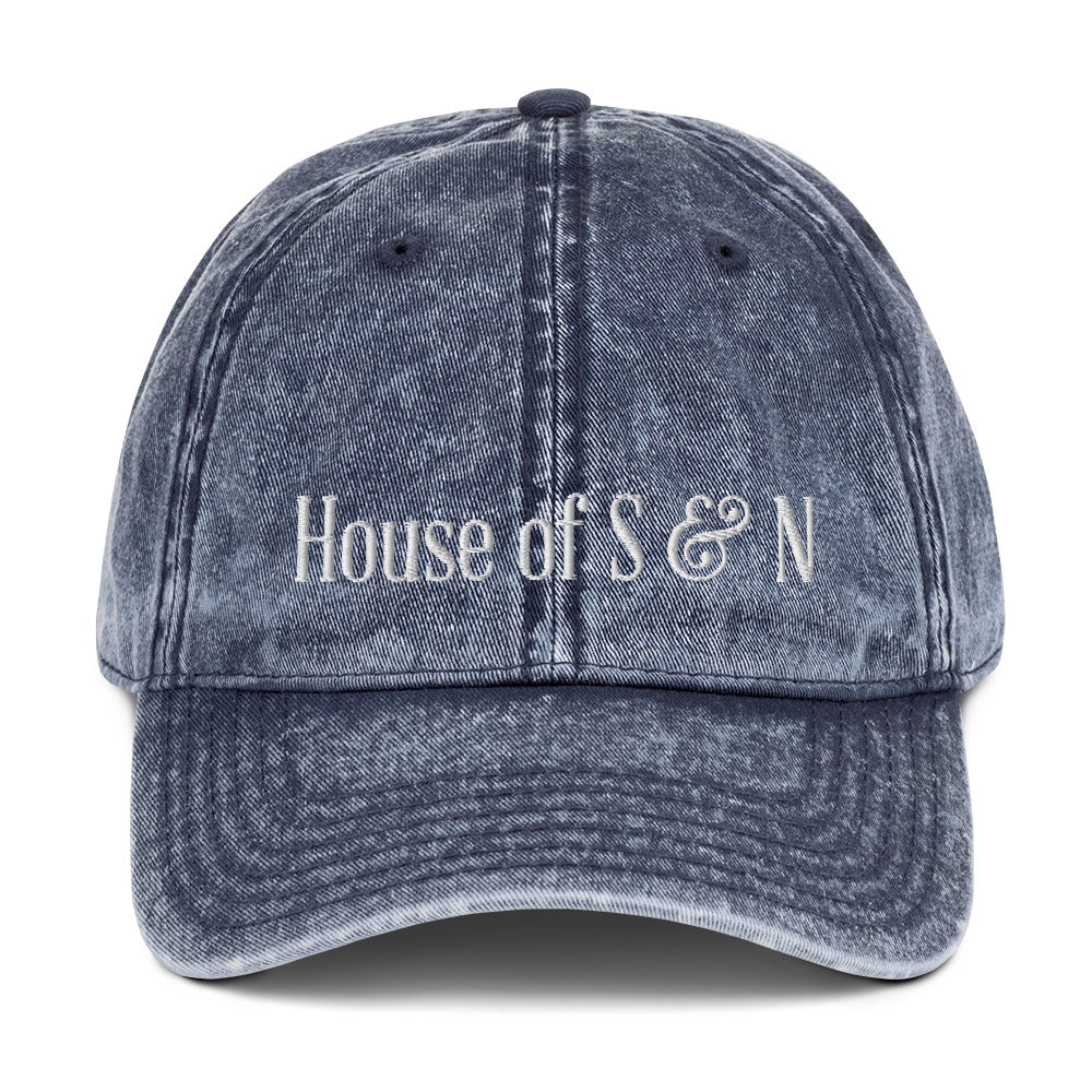 Vintage Cotton Twill Cap - House of S & N
