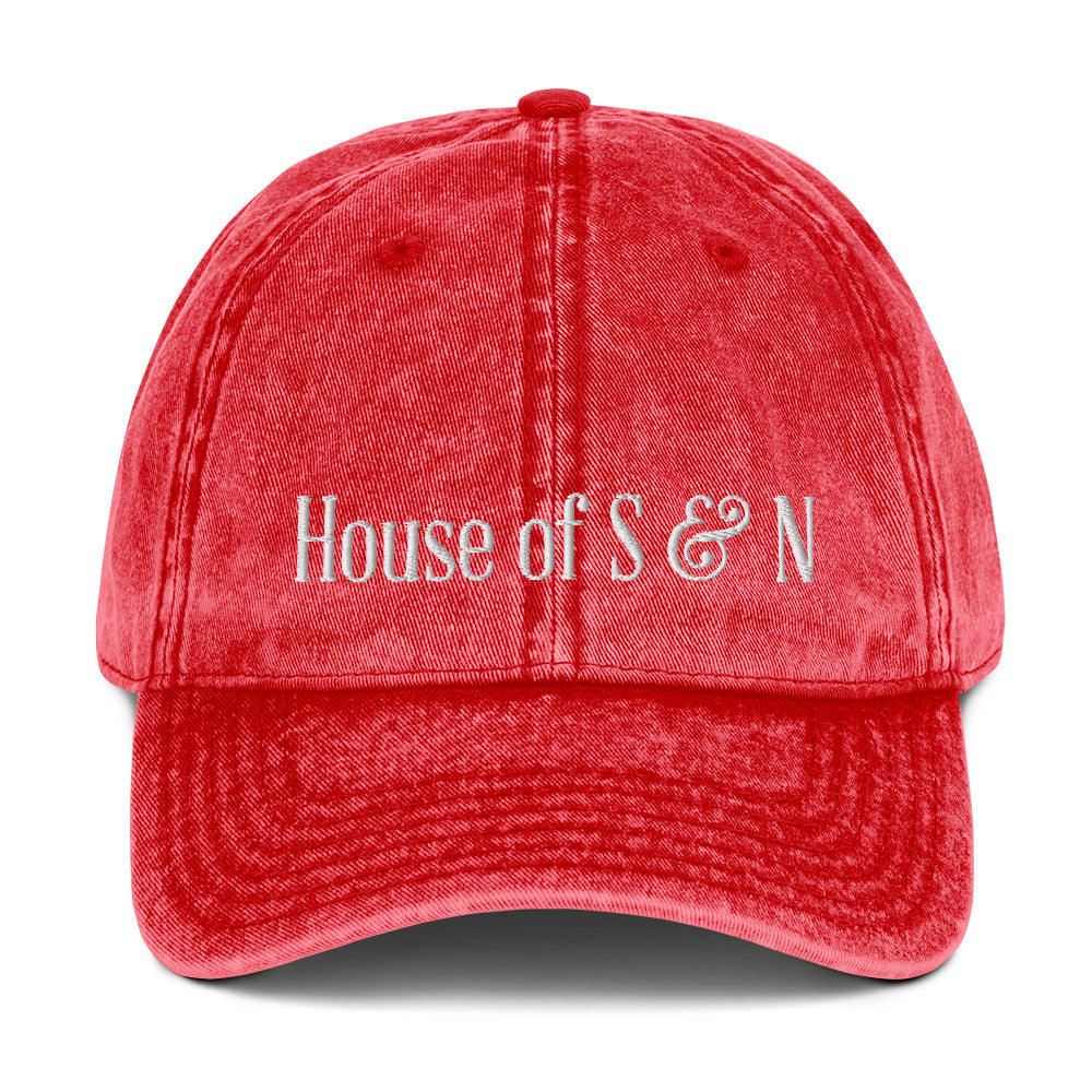 Vintage Cotton Twill Cap - House of S & N