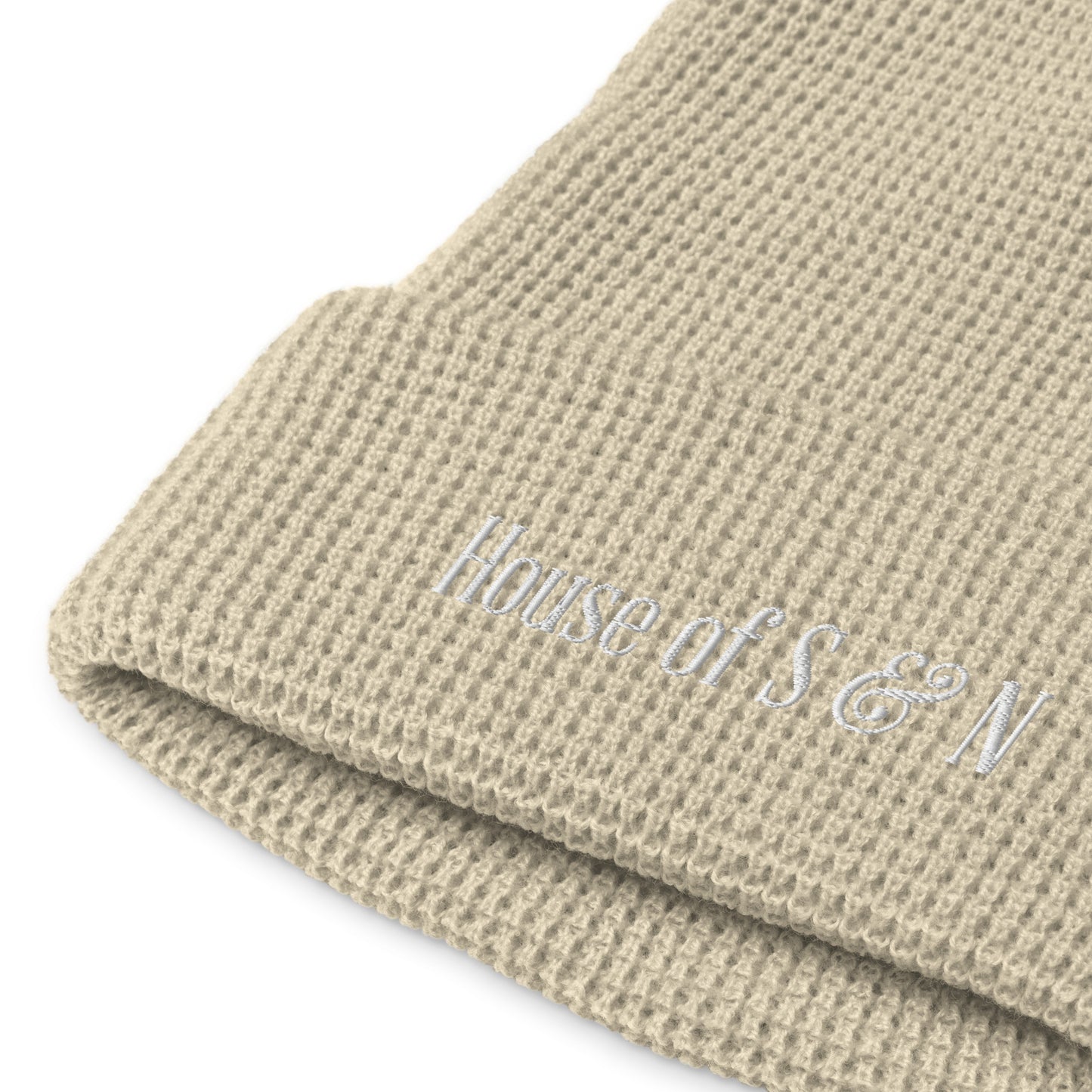 Waffle beanie - House of S & N