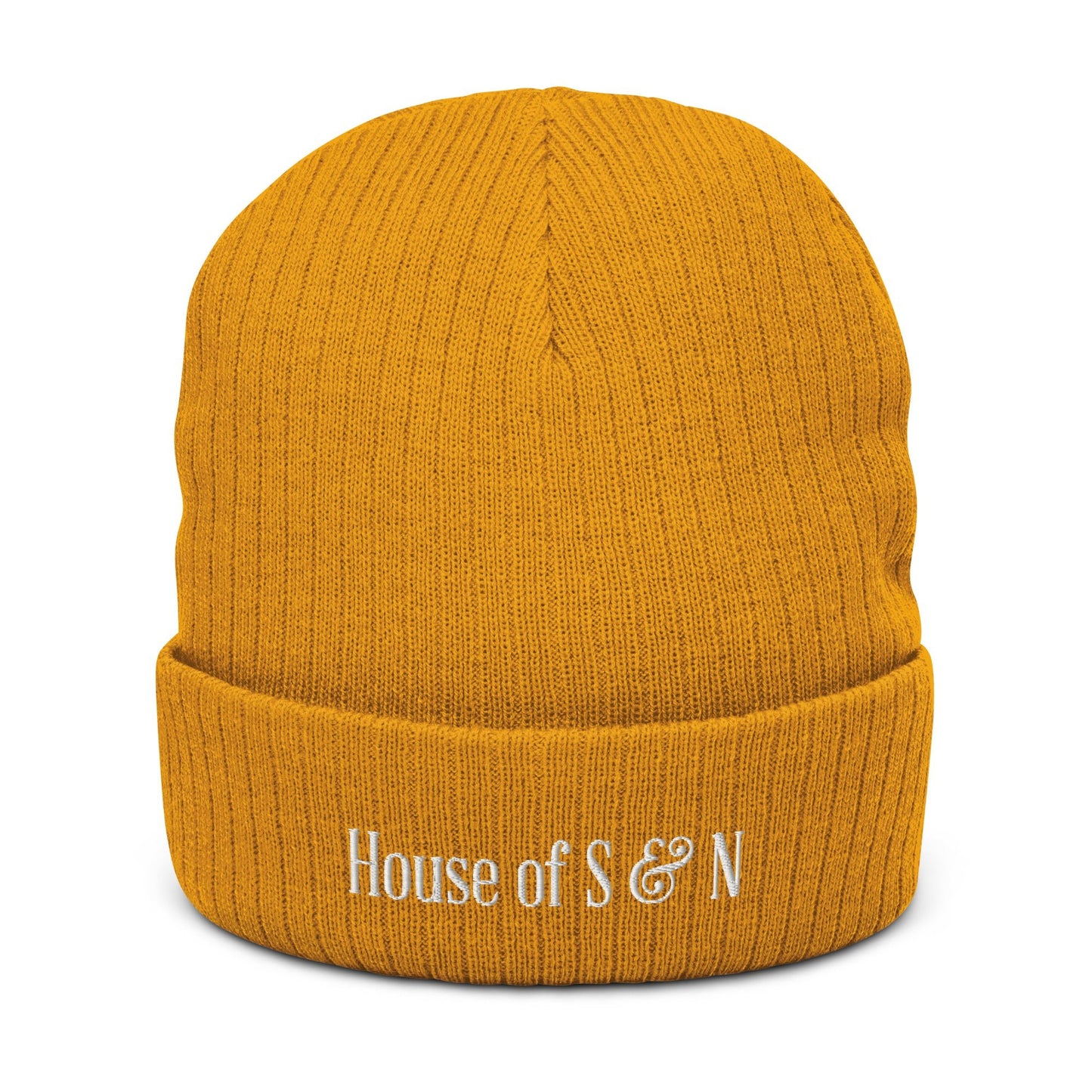 Ribbed knit beanie - House of S & N