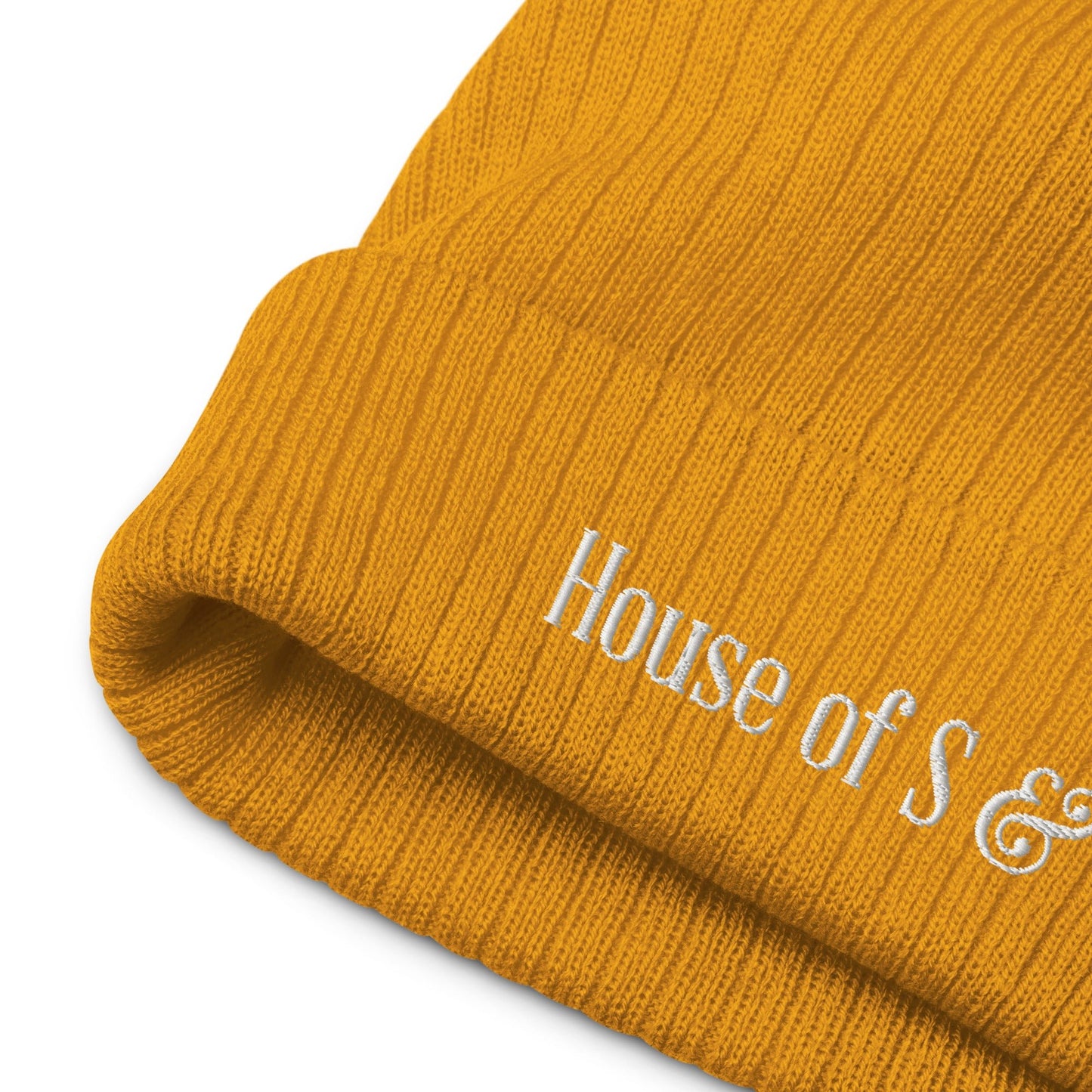 Ribbed knit beanie - House of S & N