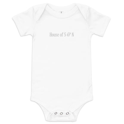 Baby short sleeve one piece - House of S & N