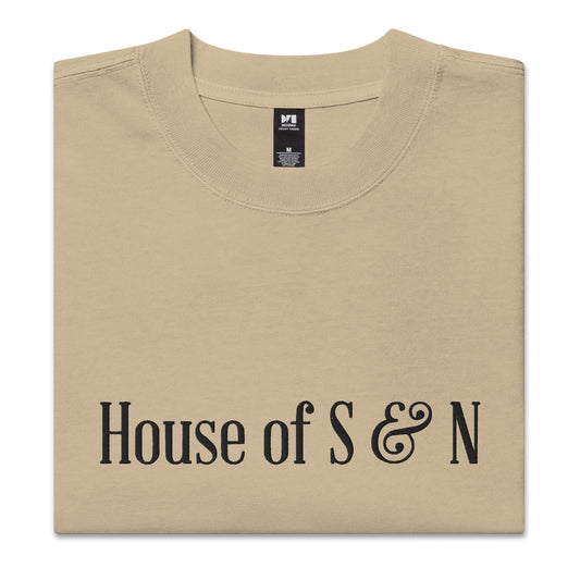 Oversized faded t-shirt - House of S & N