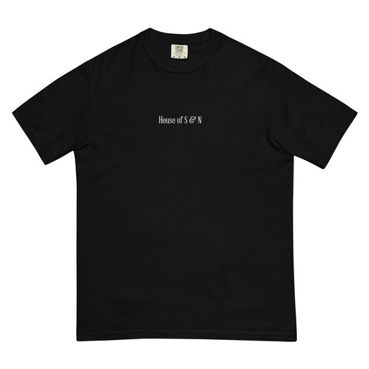 Unisex garment-dyed heavyweight t-shirt - House of S & N