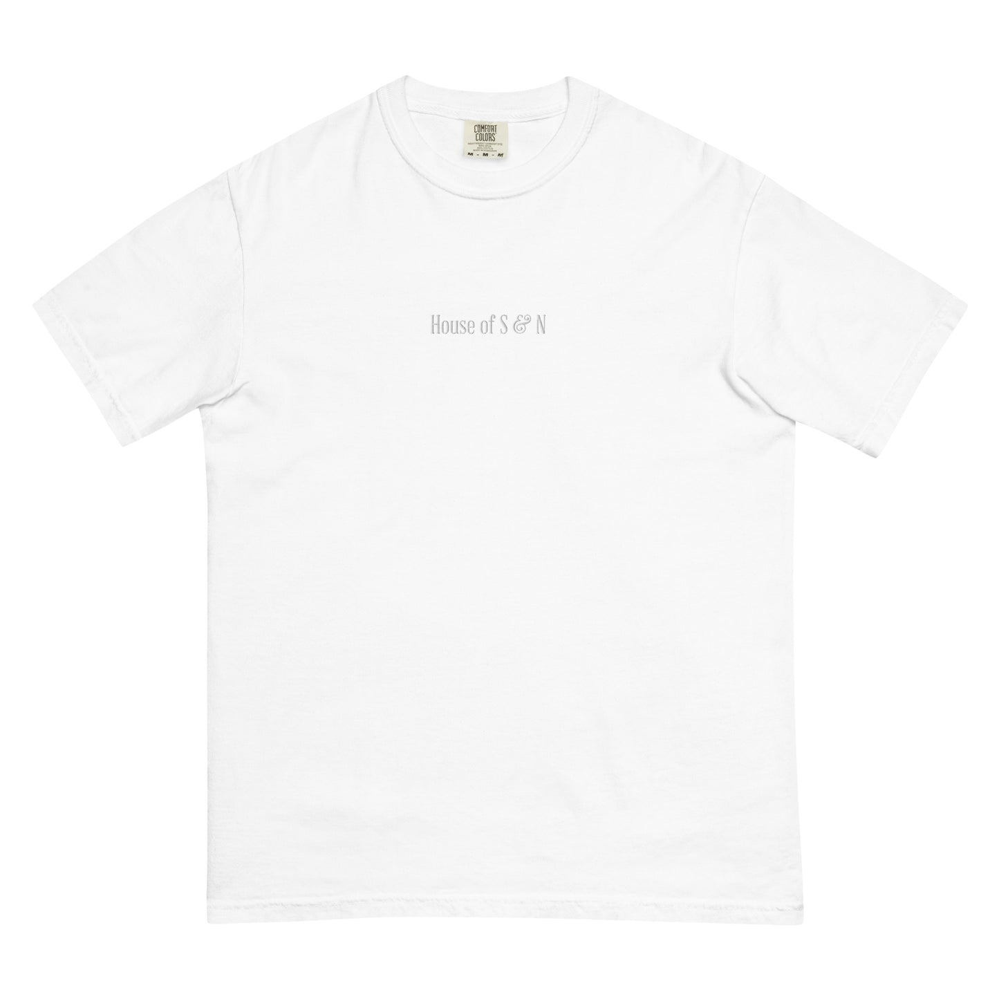 Unisex garment-dyed heavyweight t-shirt - House of S & N
