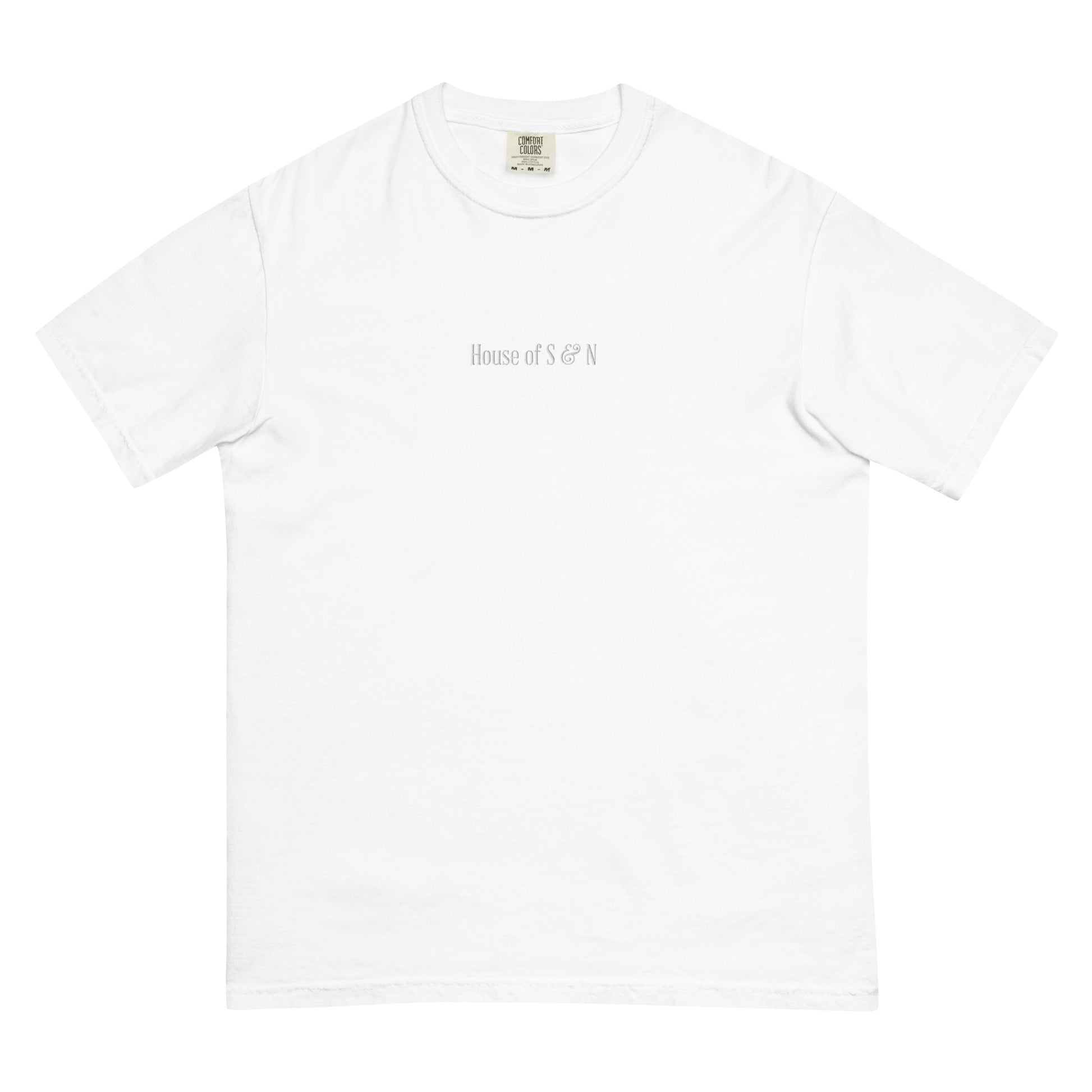Unisex garment-dyed heavyweight t-shirt - House of S & N