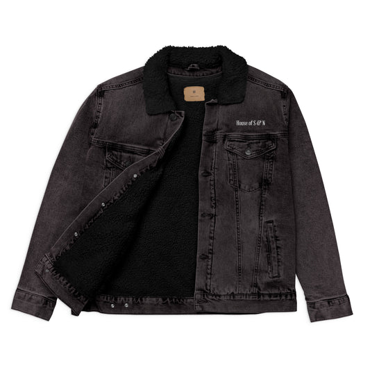 Unisex denim sherpa jacket - House of S & N