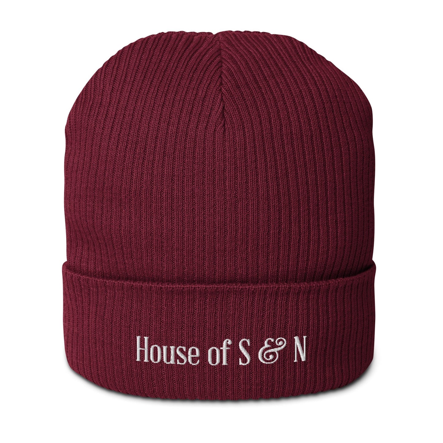 Organic ribbed beanie - House of S & N