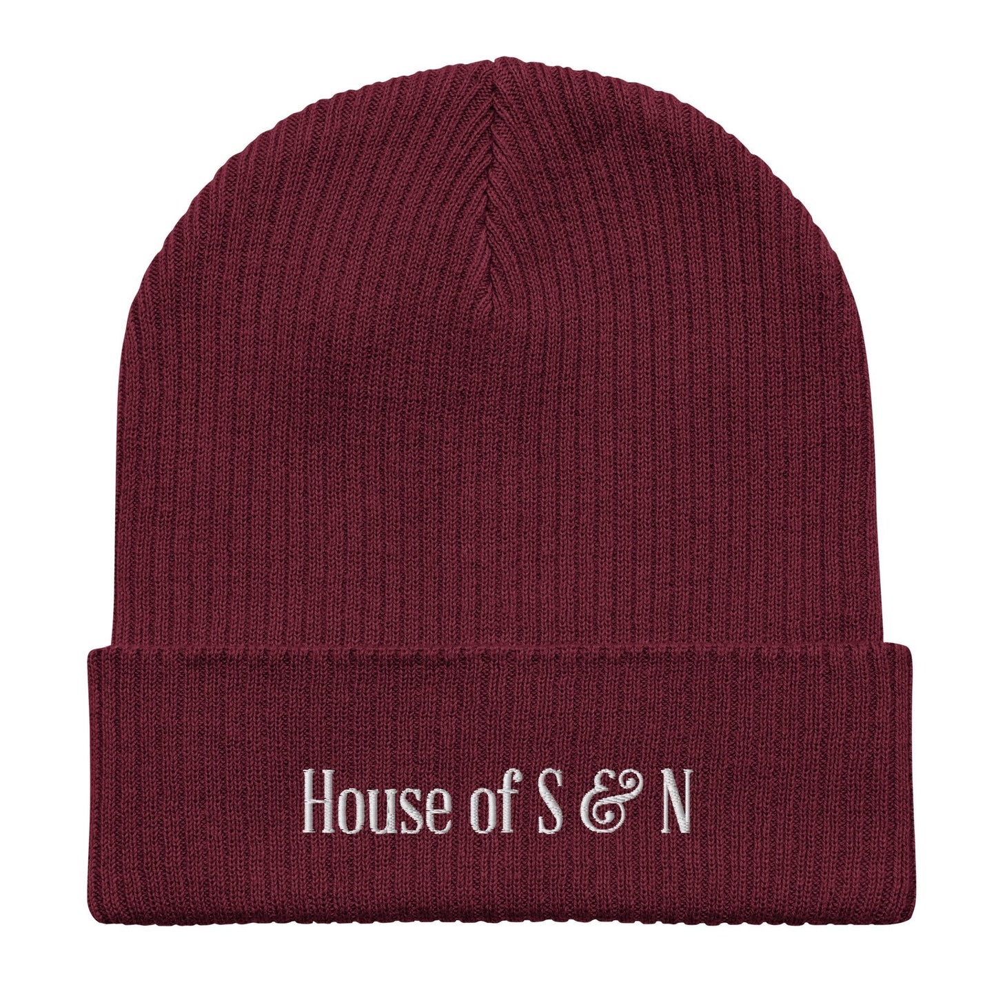 Organic ribbed beanie - House of S & N