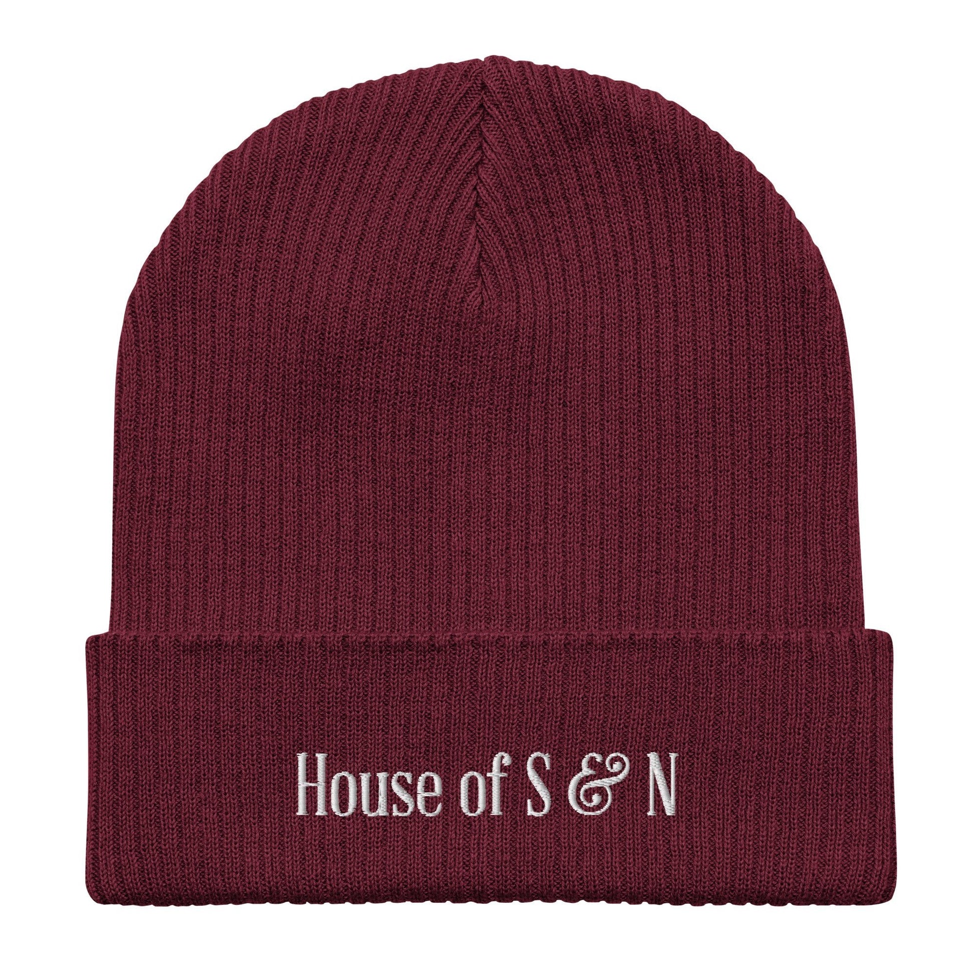 Organic ribbed beanie - House of S & N
