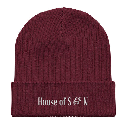 Organic ribbed beanie - House of S & N
