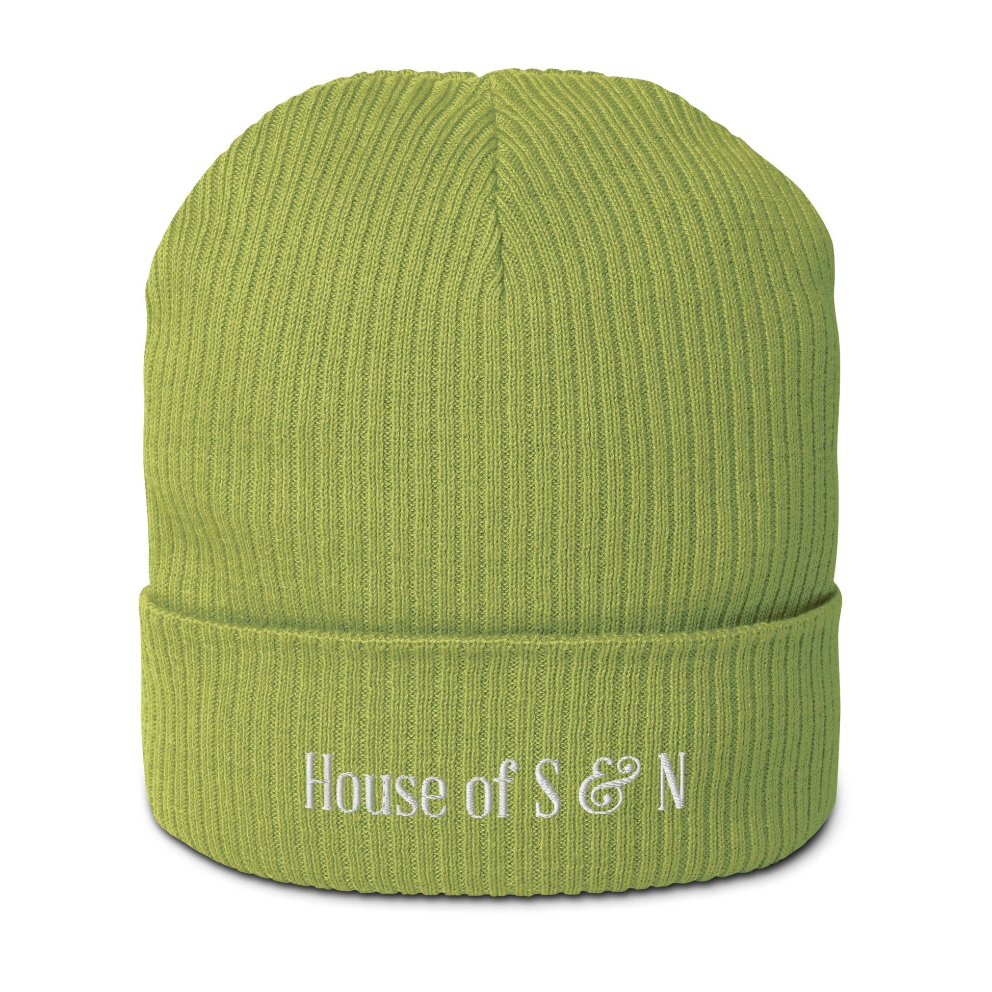 Organic ribbed beanie - House of S & N