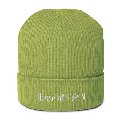 Organic ribbed beanie - House of S & N